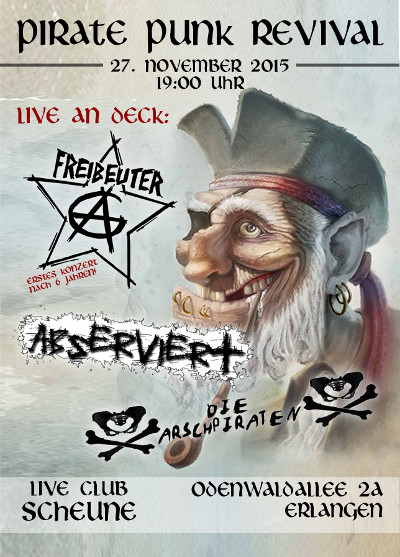 Flyer PiratePunkRevival 2015